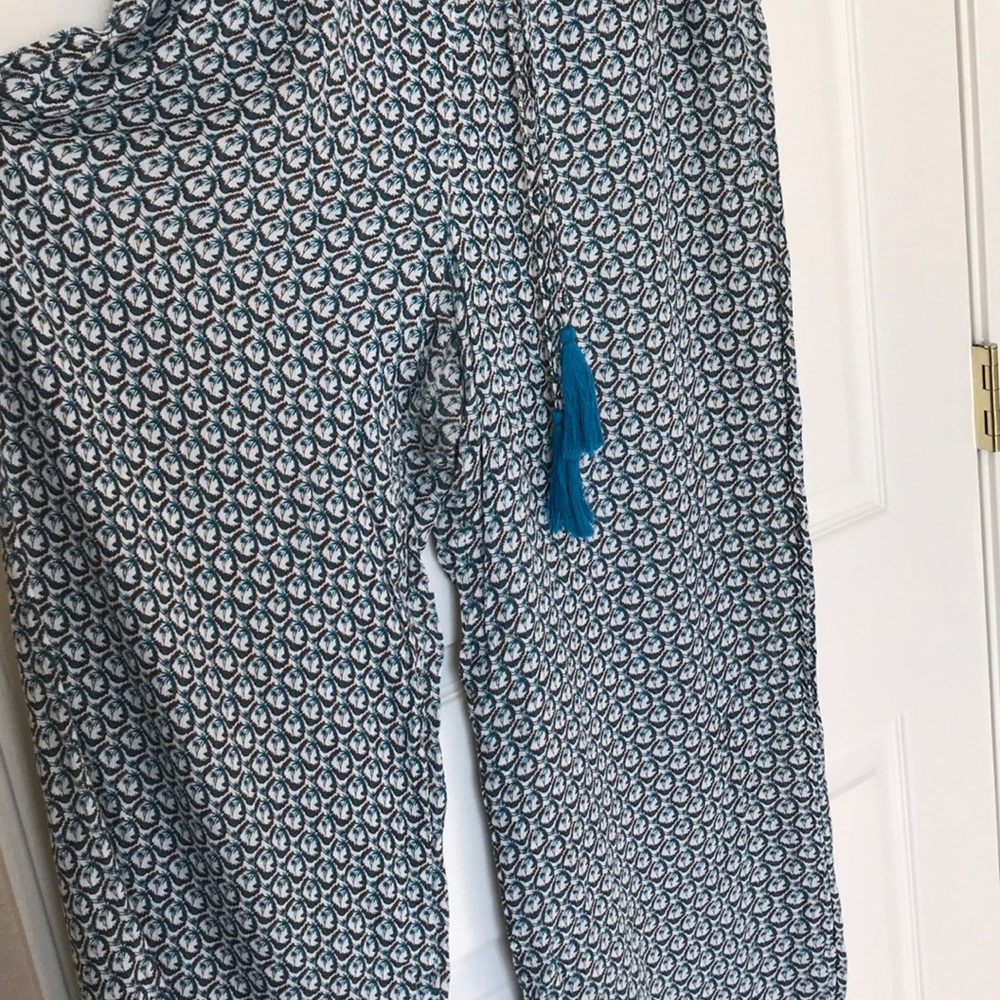 Linen styled hippie pant/flowy maxi pant